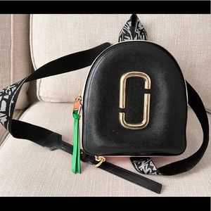 Marc Jacobs pack shot small backpack Black/pink